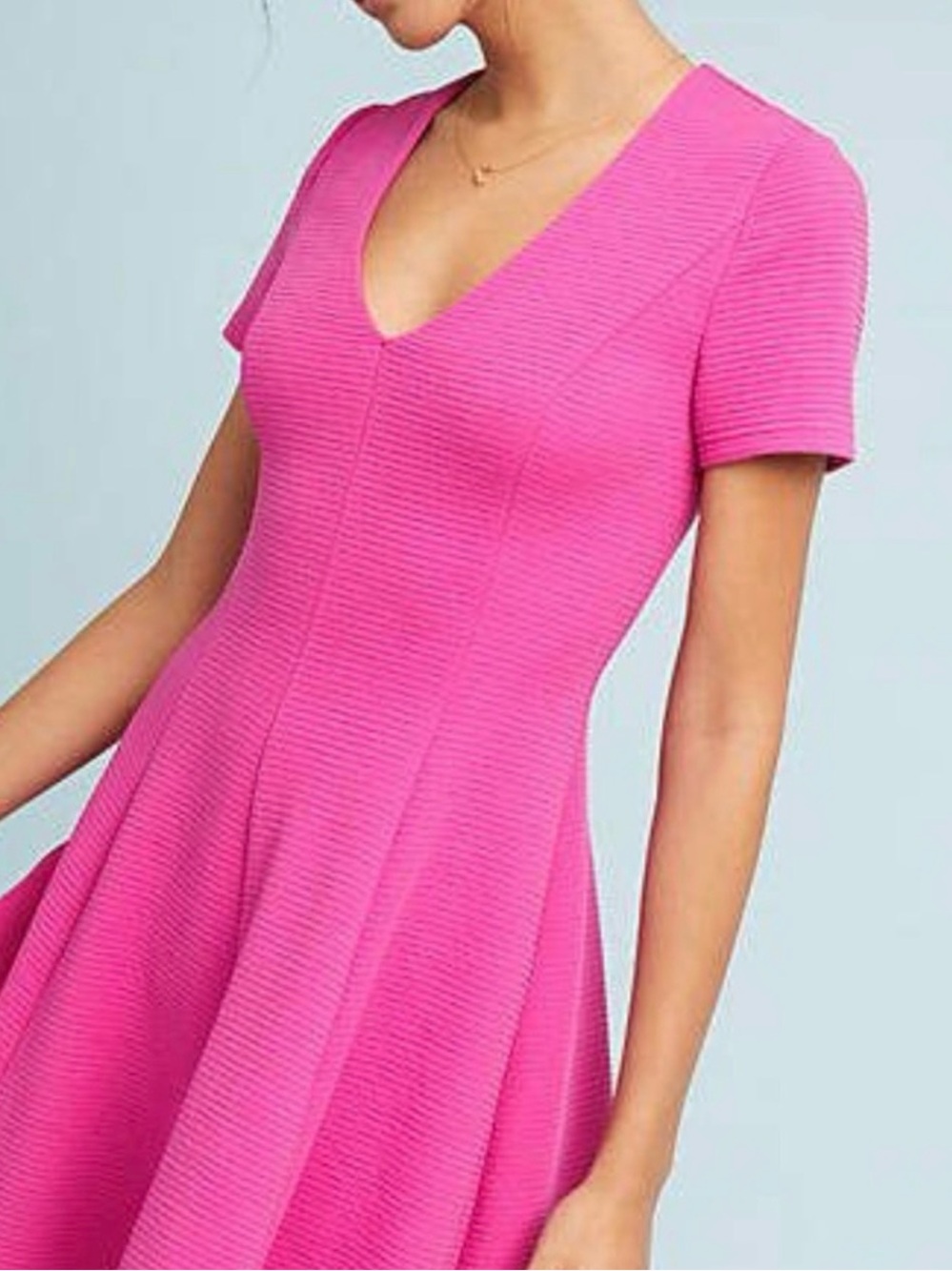 Hutch Anthropologie Vickie V-Neck Dress S